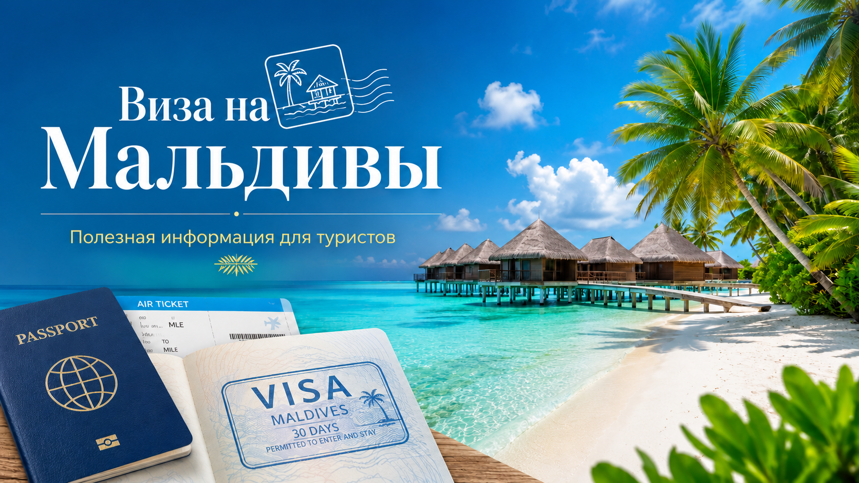 Виза на Мальдивы — памятка для туристов